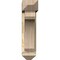Ekena Millwork Legacy Arts and Crafts Rough Sawn Bracket w/ Offset Brace, Douglas Fir, 6"W x 20"D x 24"H BKT0604X20X24LEC03RDF - alternate 3